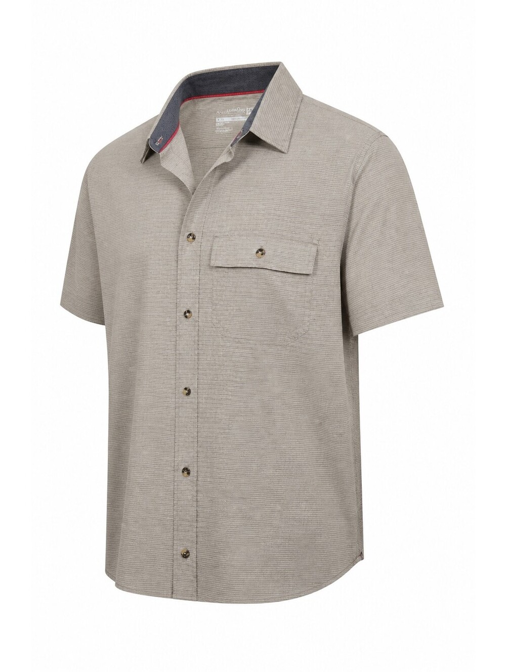 Avalanche Men's Short Sleeve Button-Up Shirt Size XL Beige